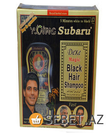 Dexe Black Hair Shampoo- Ağ saçları 5 dəqiqədə qaraldan şampun