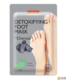 Purederm Cleansing Foot Mask - Charcoal