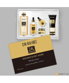 DR.RASHEL Gift Pack 5 Piece Set 24K Gold Radiance & Anti-Aging Series.