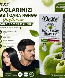 Dexe saç qaraldan şampun